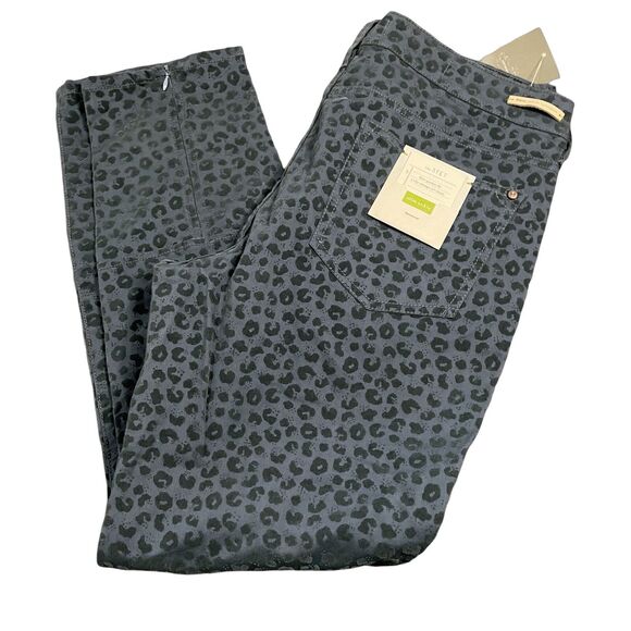 Anthropologie Pilcro and the Letterpress Fit/Stet Pants Size 32 Animal Velvet - Picture 3 of 14
